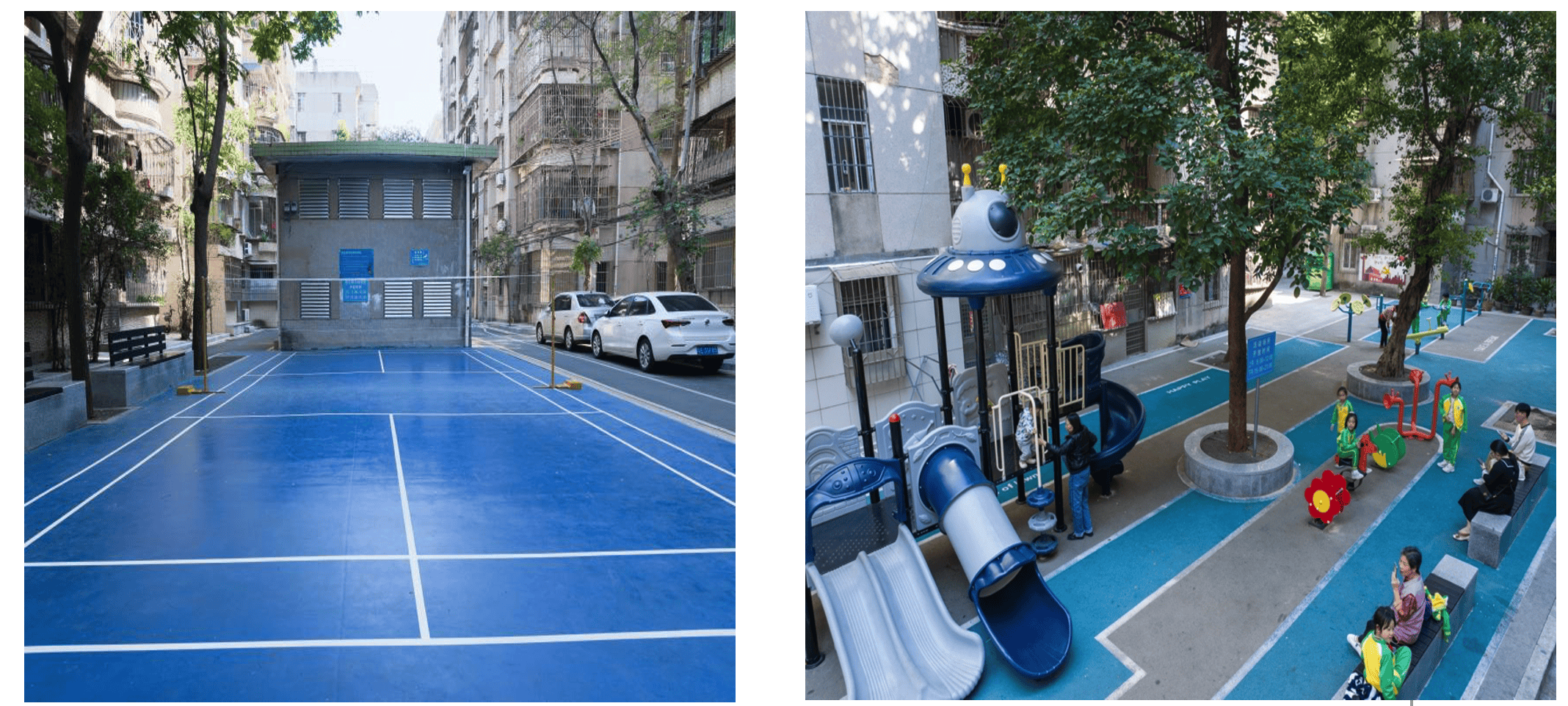 信用平台出租_居民出147万政府补100万信用平台出租,广州市桥两老旧小区完成改造